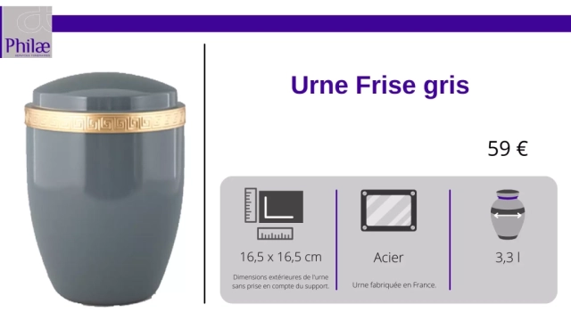 urne frise gris